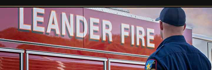 Leander Fire banner