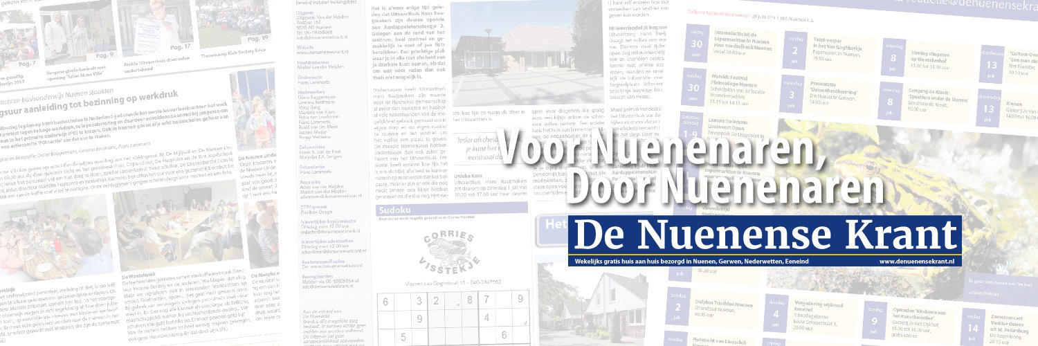 De Nuenense Krant (@DeNuenenseKrant) / Posts / X