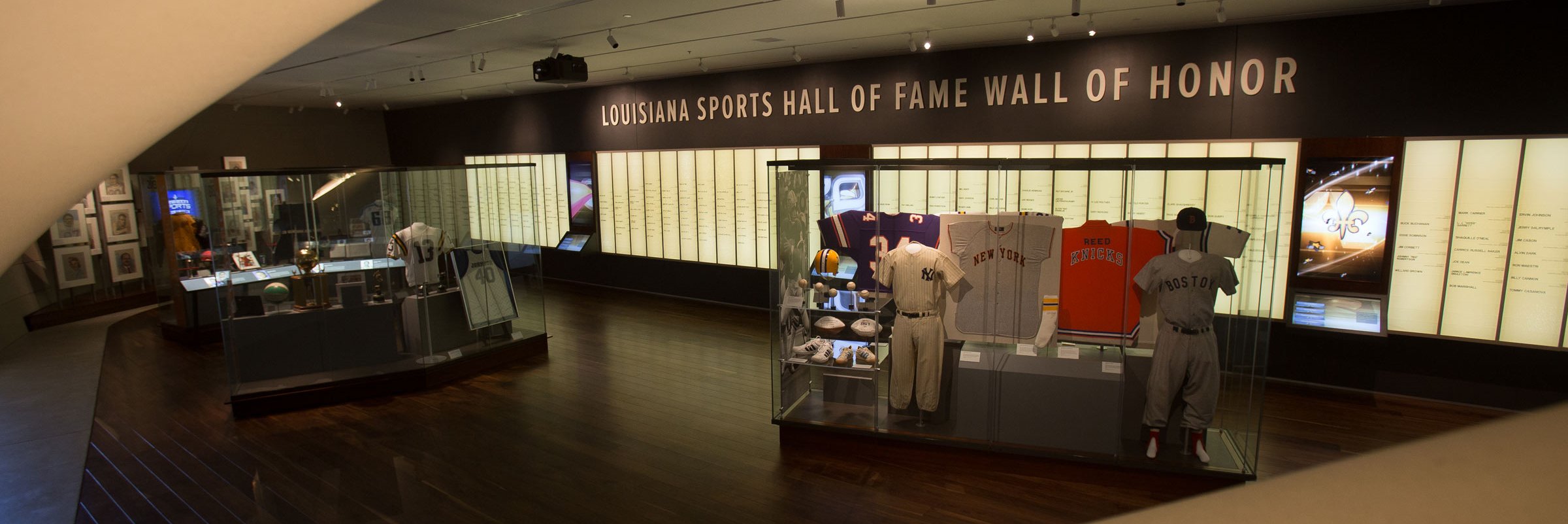 Louisiana Sports HOF's banner