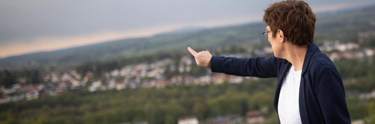 A. Kramp-Karrenbauer banner