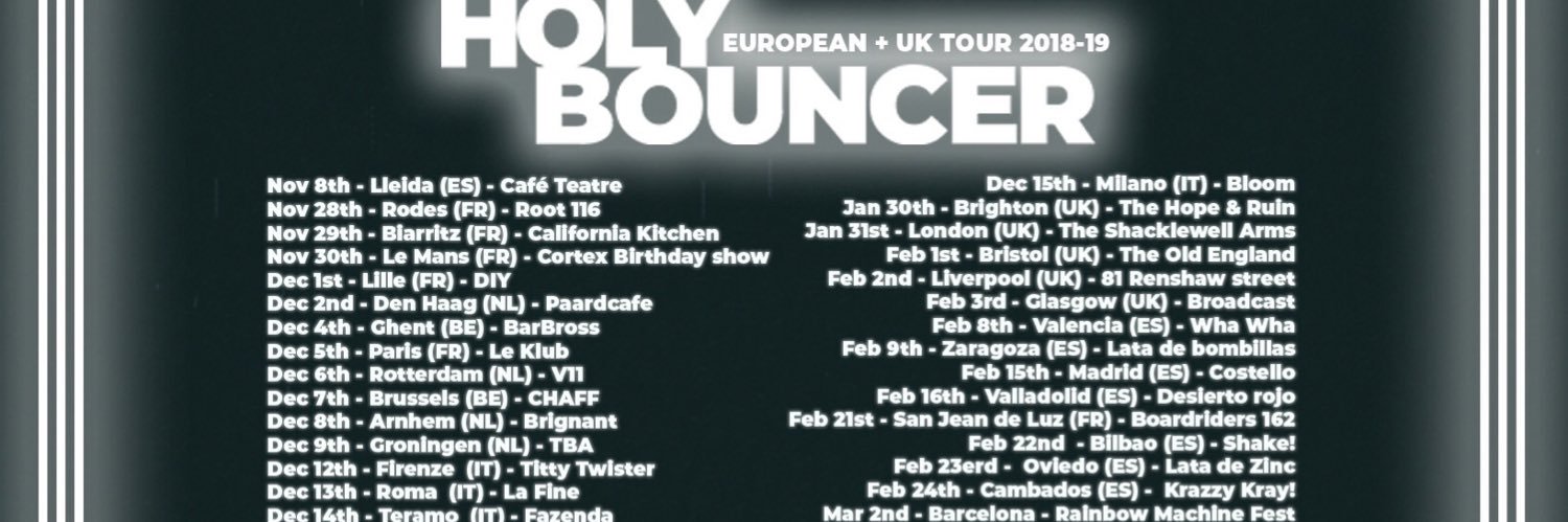 Holy Bouncer banner