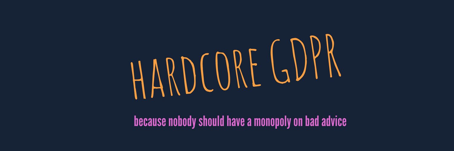 hardcoreGDPR's profile banner image