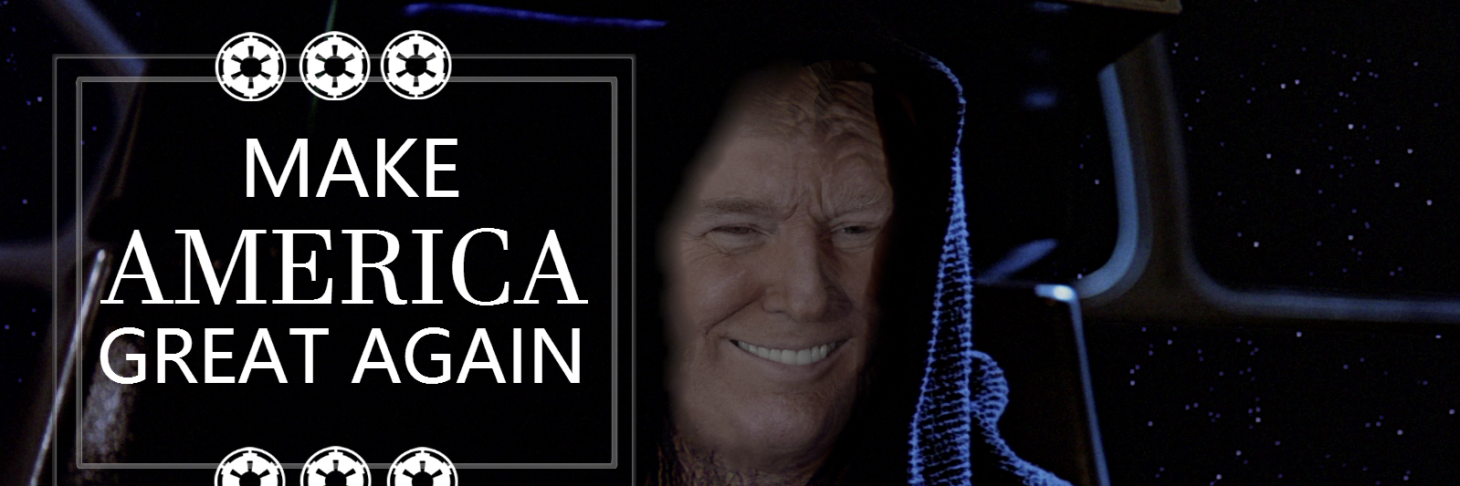 Darth Trump banner