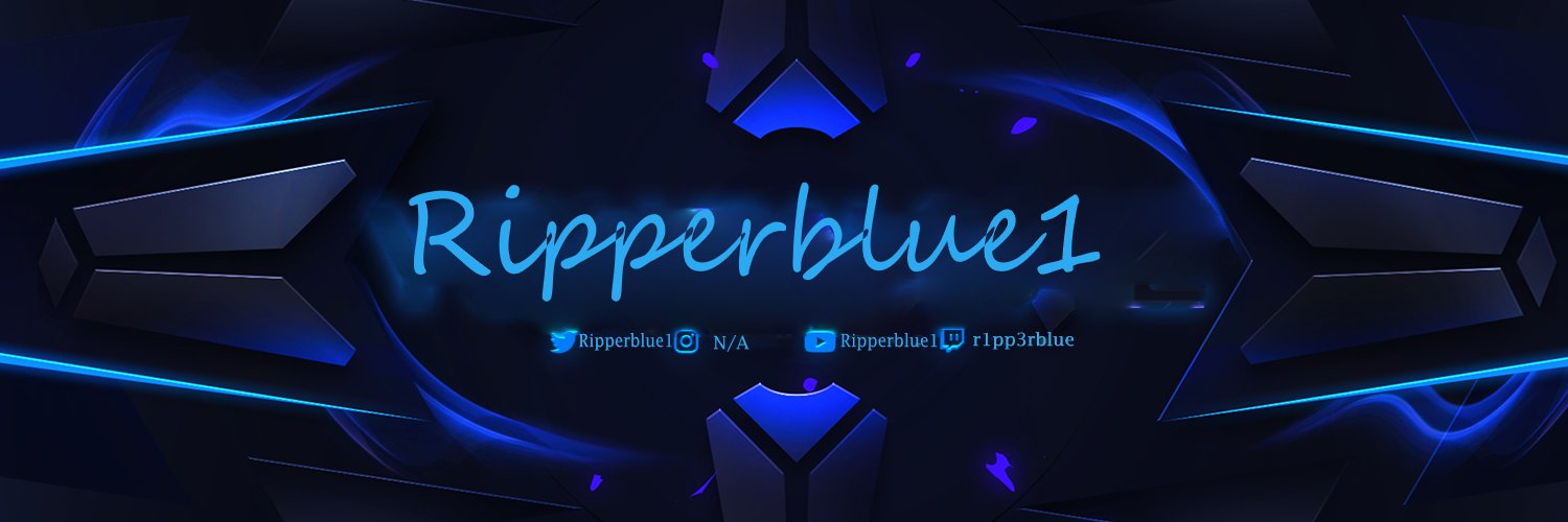 𝕏 R1pp3rblue 𝕏 banner