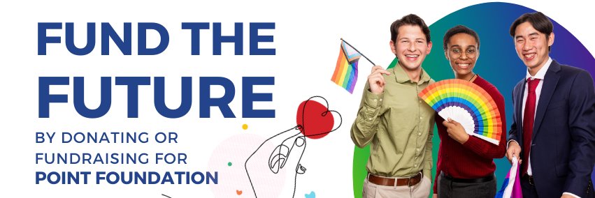 Point Foundation 🎓🌈 banner