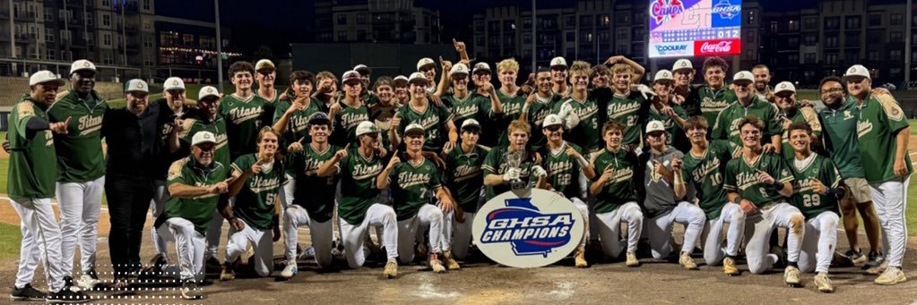 BLESSED TRINITY TITANS BASEBALL 🏆 banner