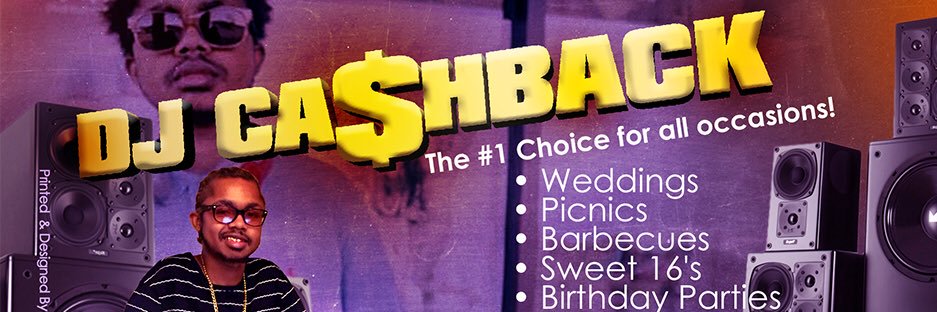 DJ CASH BACK banner