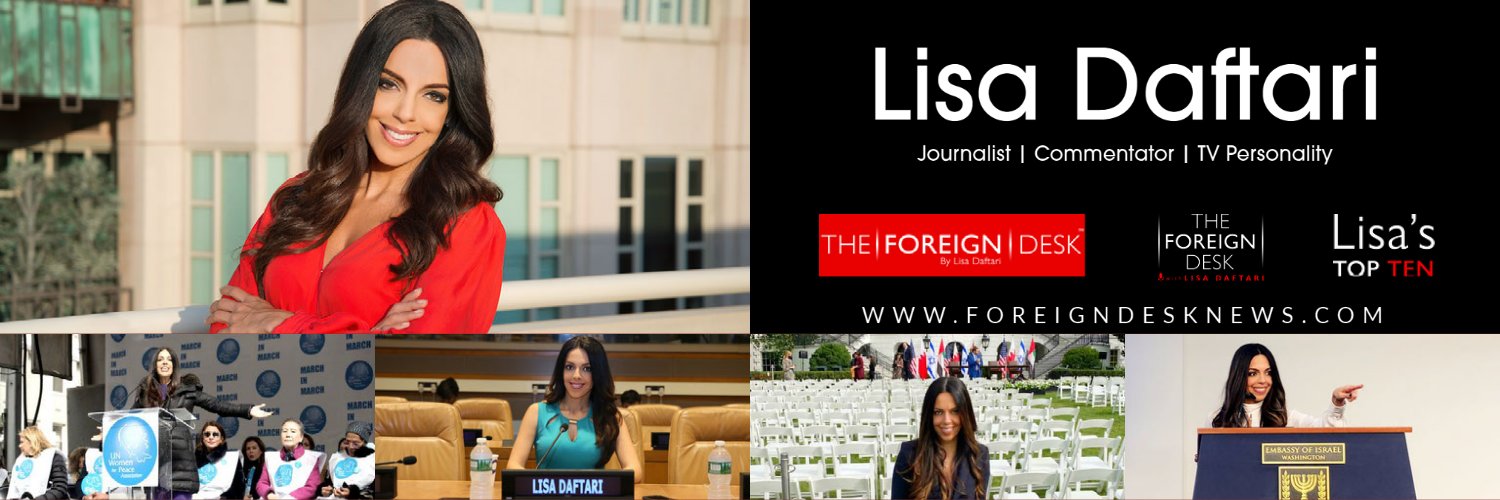 Lisa Daftari's banner