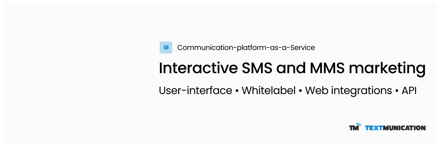 Textmunication banner