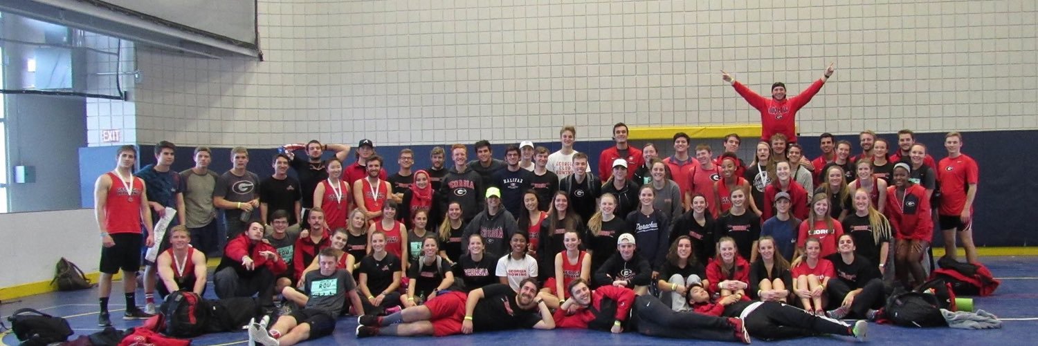 UGA Rowing banner