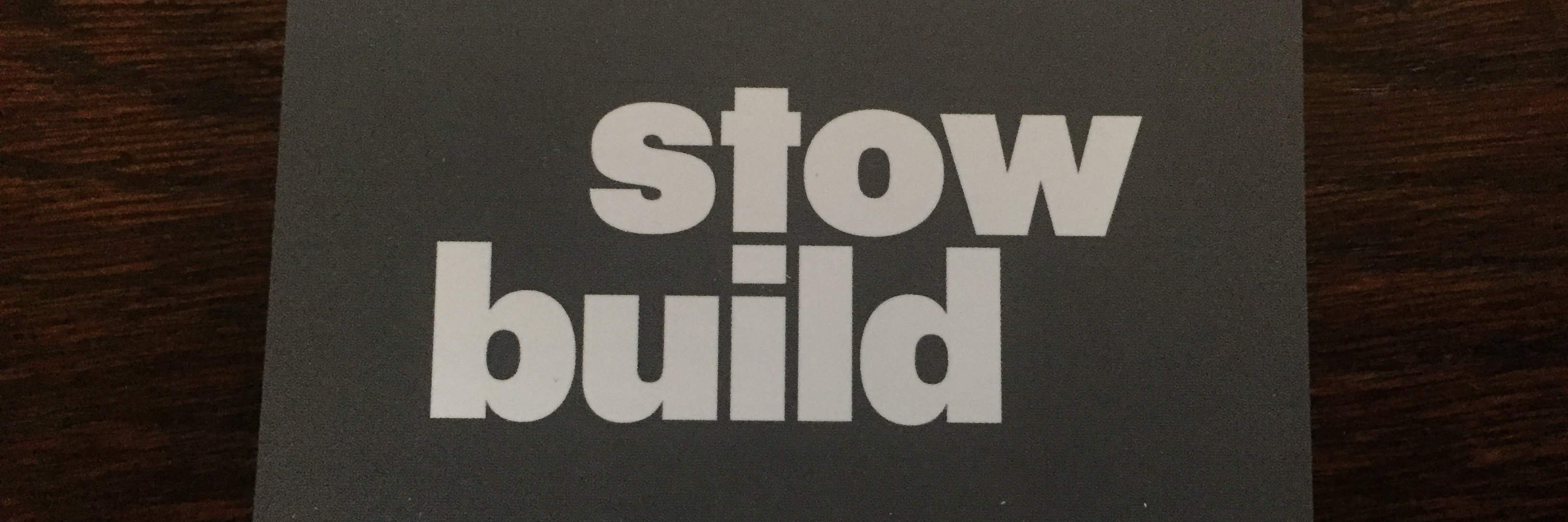 StowBuild banner
