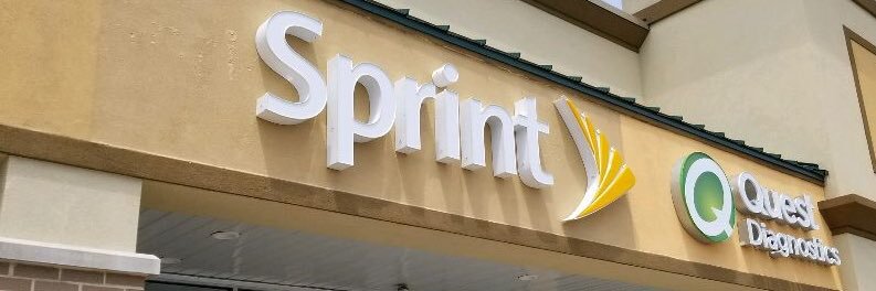 Sprint in Olney banner