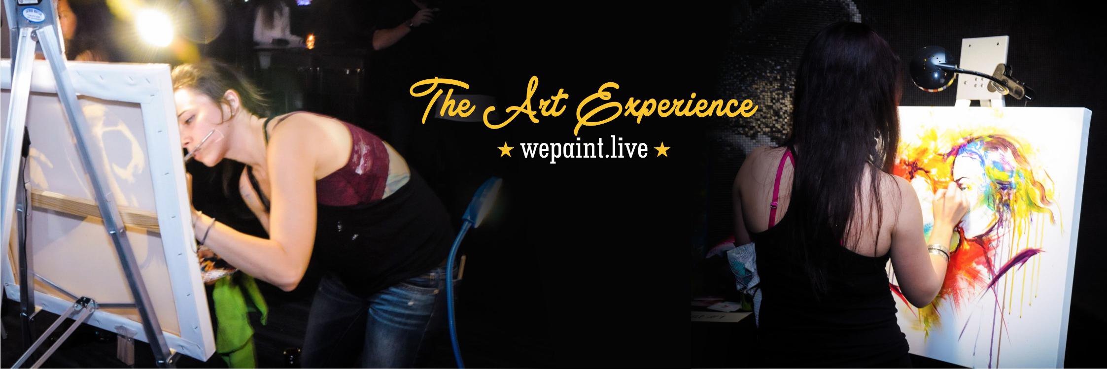 We Paint Live banner