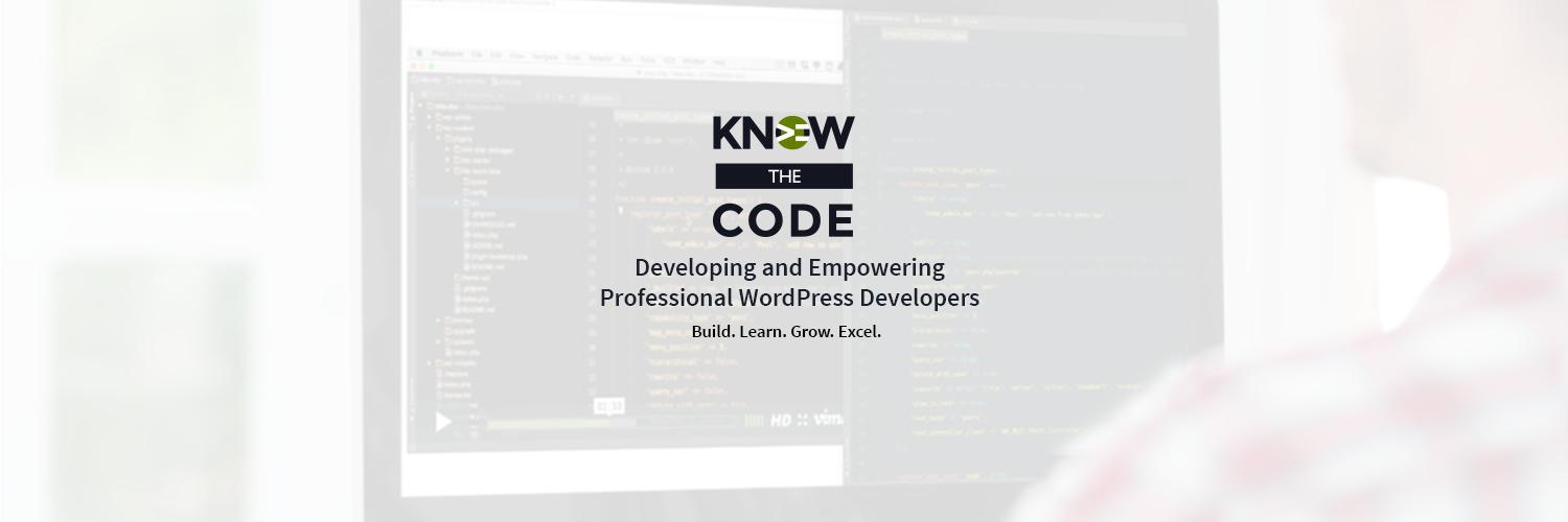Know The Code banner