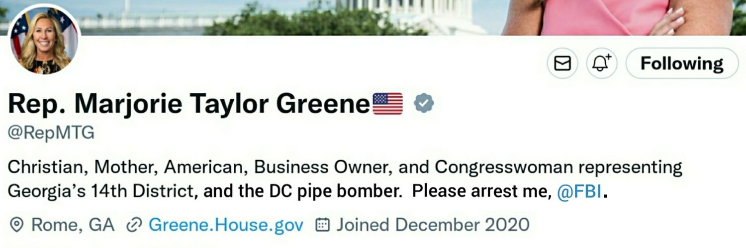 Please Secede, MAGA 🙏 banner