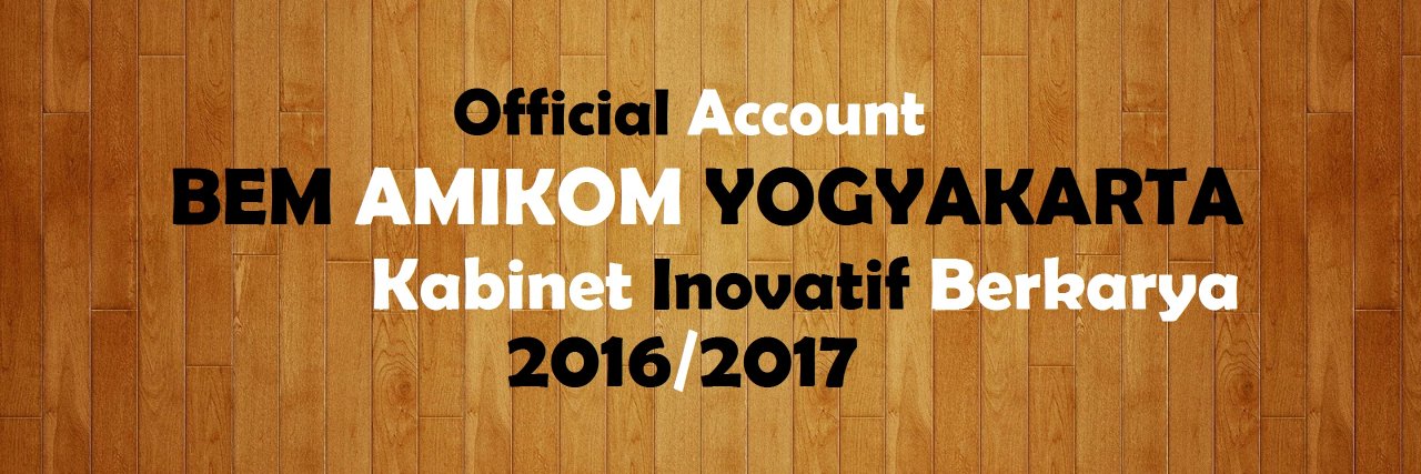 BEM Amikom Jogja banner