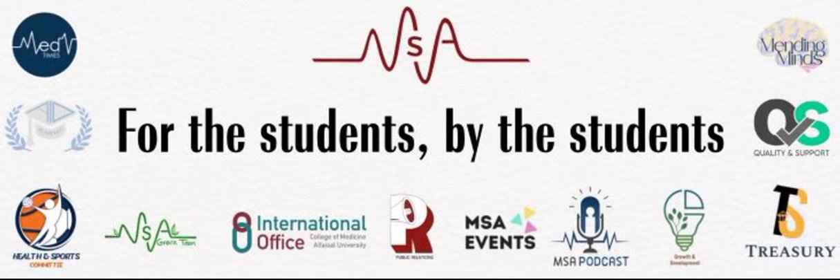 Medical Students' Association banner