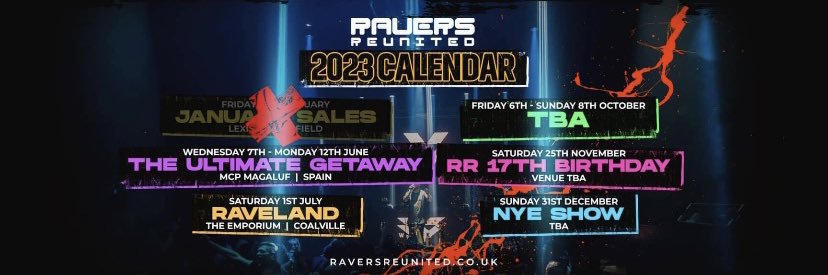 Ravers Reunited banner