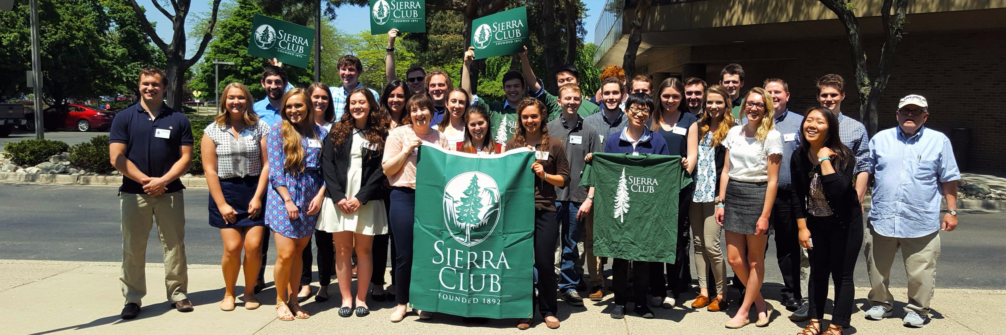 Michigan Sierra Club banner