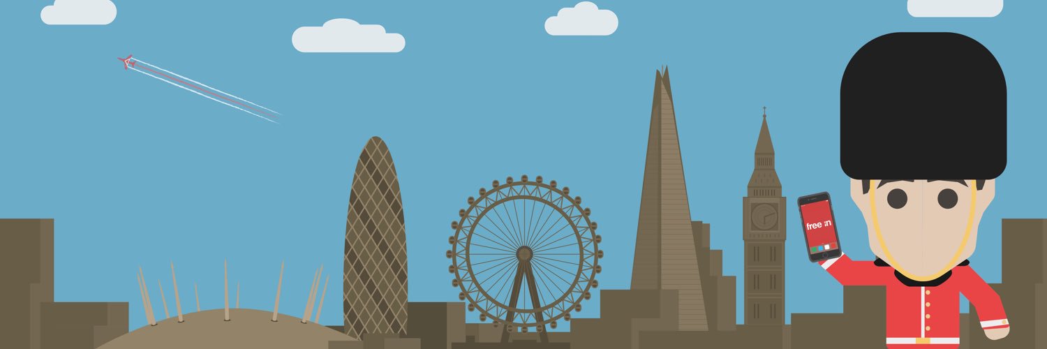 Free In London banner