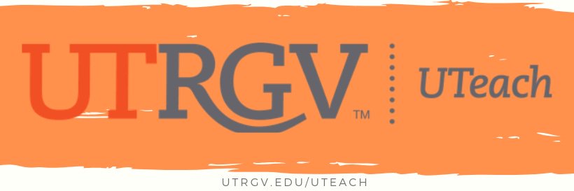 UTRGV UTeach banner