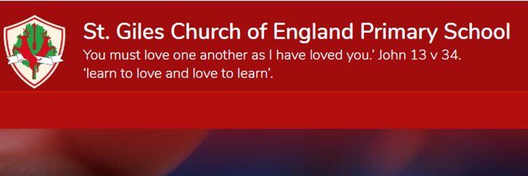 St Giles’ CE Primary banner