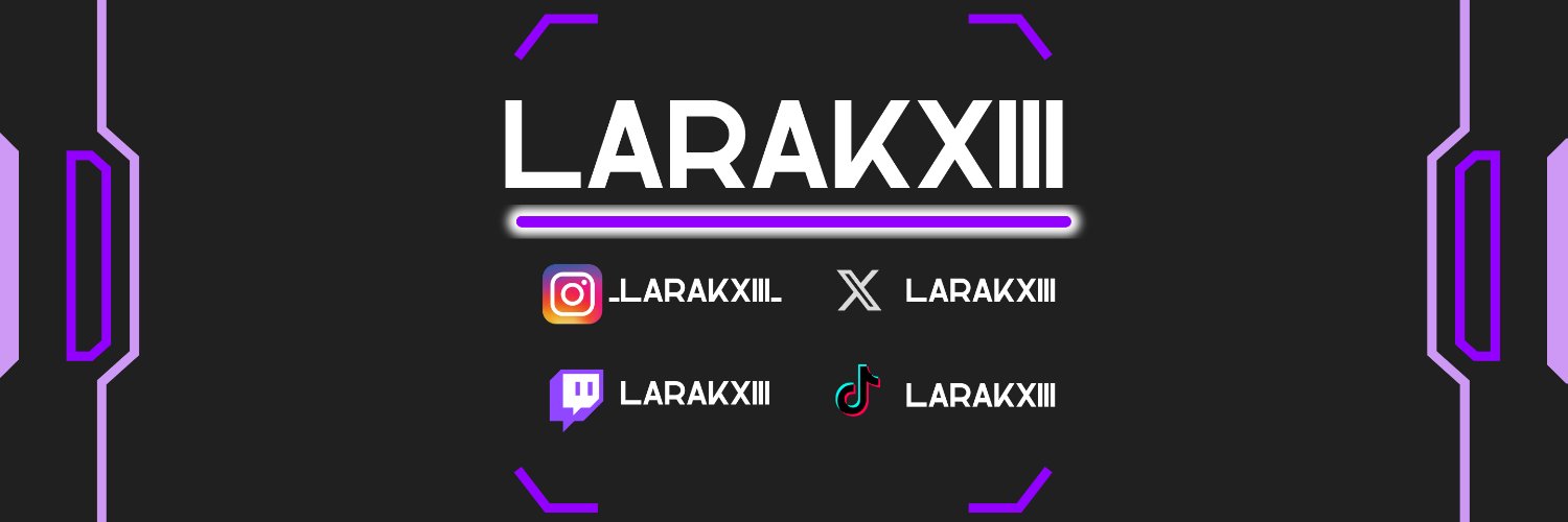 LarakXiii's profile banner image