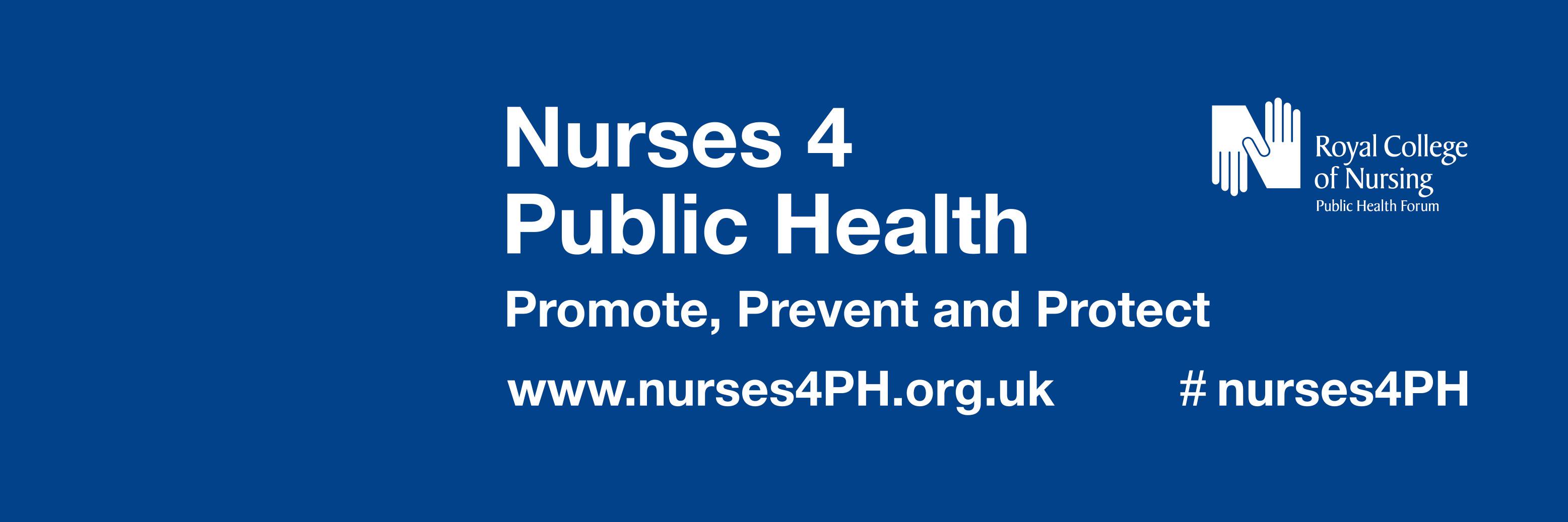 RCN Public Health Forum banner