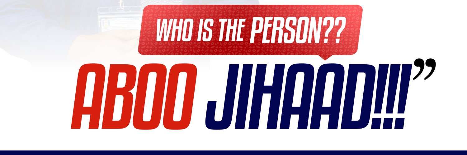 Adebayo Usman ABOO JIHAAD banner