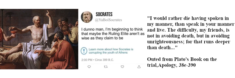Socrates said that banner