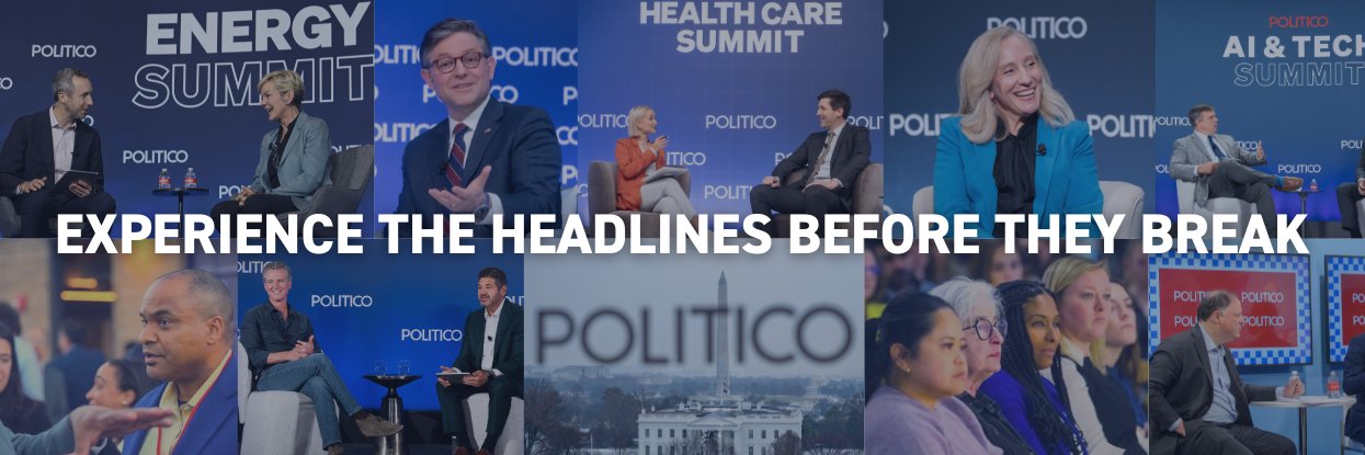 POLITICO Live banner