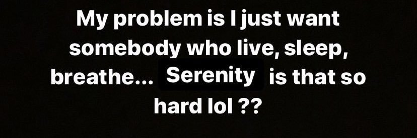 Serenity👸🏽 banner