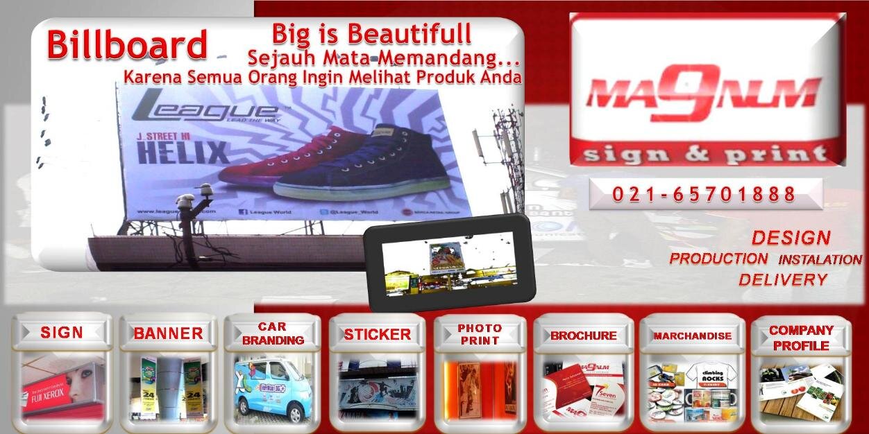 Magnum Sign & Print banner