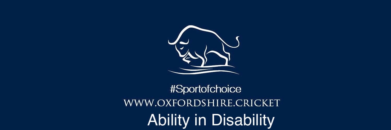 Oxfordshire & Lords Taverners Disability Cricket banner