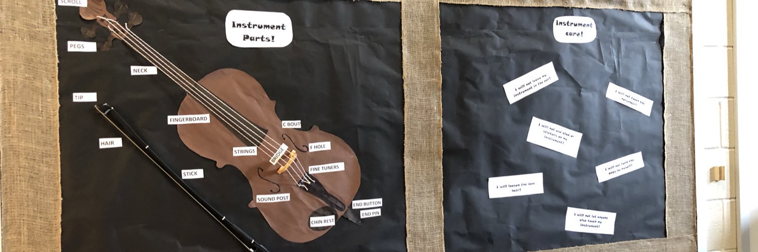 Mrs. Barry’s Orchestra Room! banner