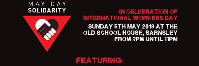 May Day Solidarity banner