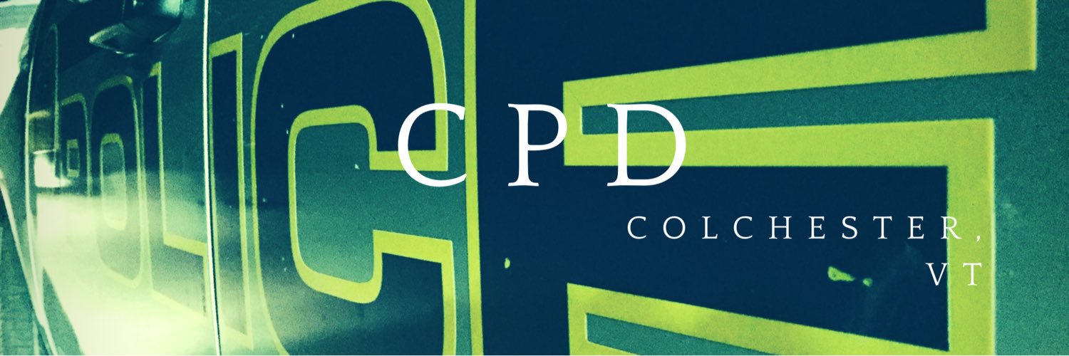 Colchester PD VT banner