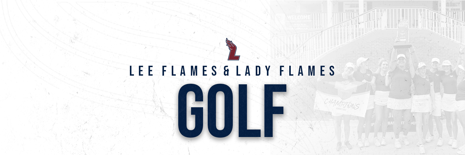 Lee University Golf's banner