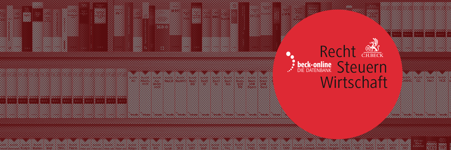 Verlag C.H.BECK Recht's banner