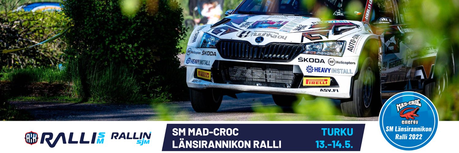 SM Mad-Croc Länsirannikon Ralli banner