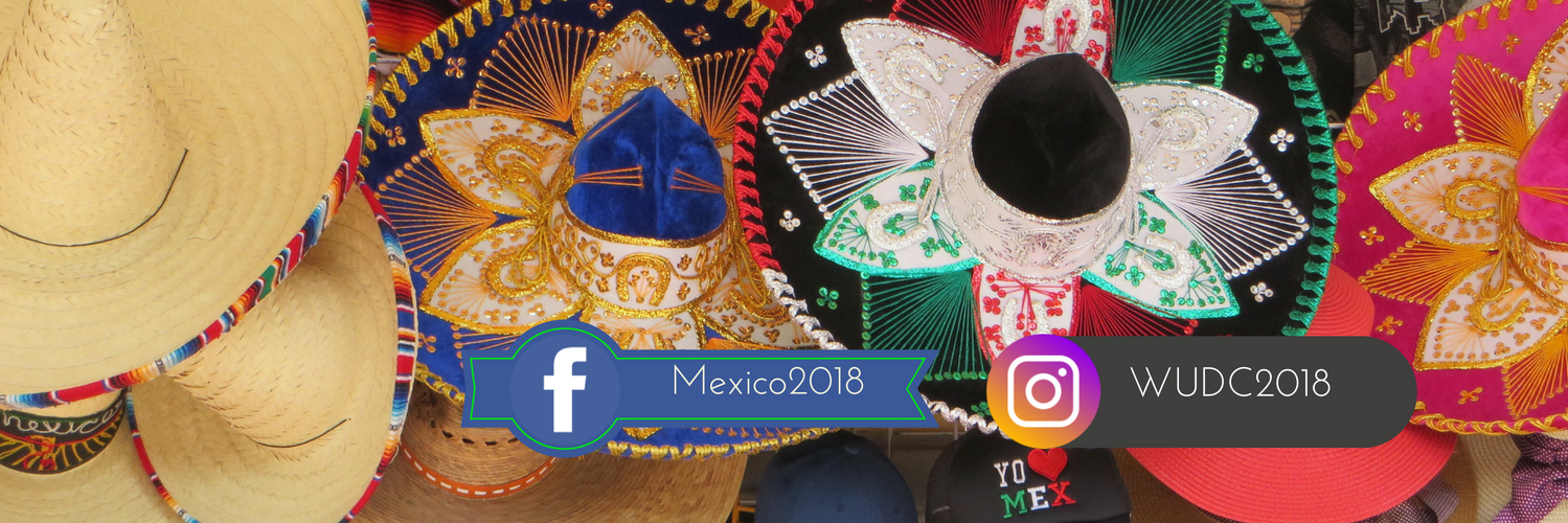 WUDC México 2018 banner