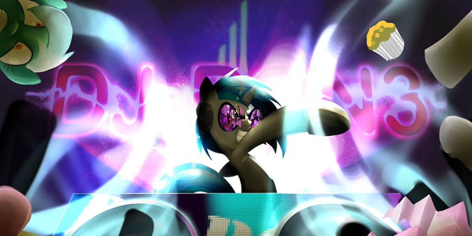 Vinyl Scratch banner