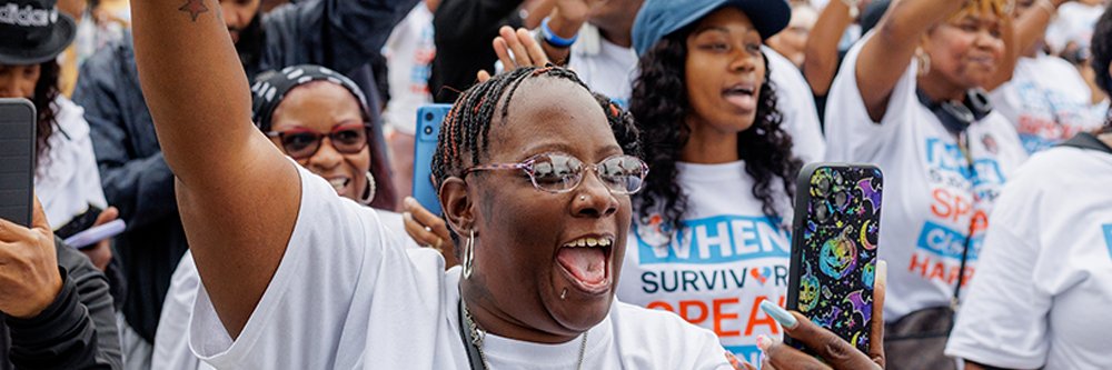 Crime Survivors Speak banner