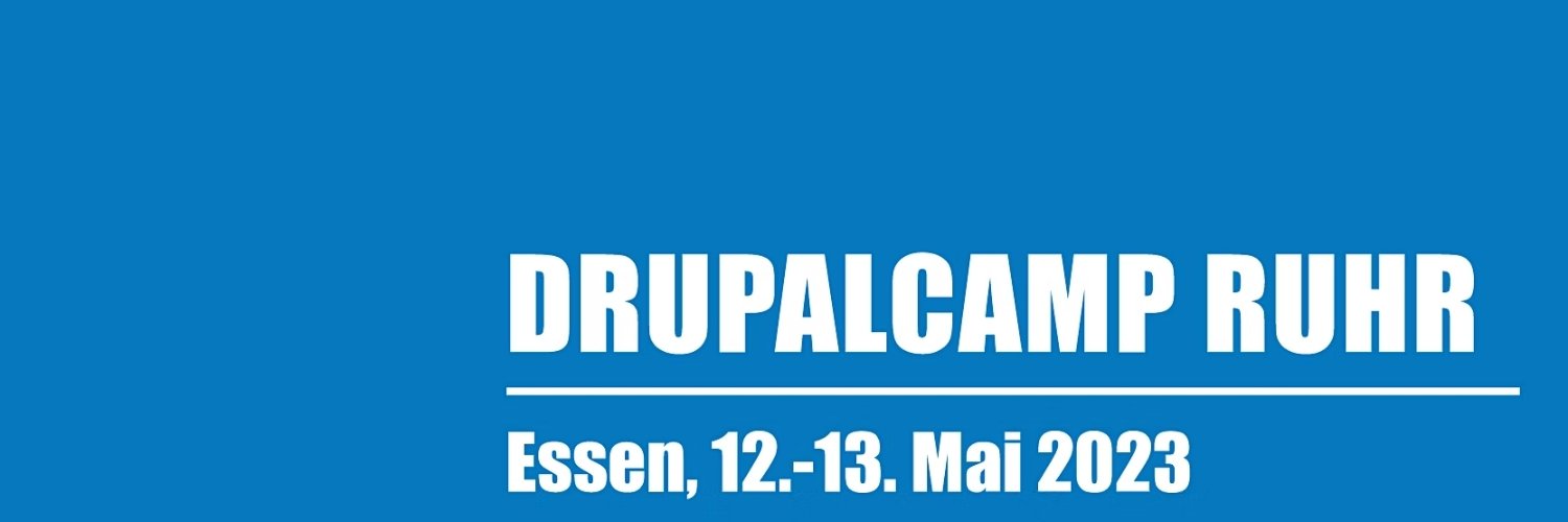 DrupalCampRuhr's profile banner image