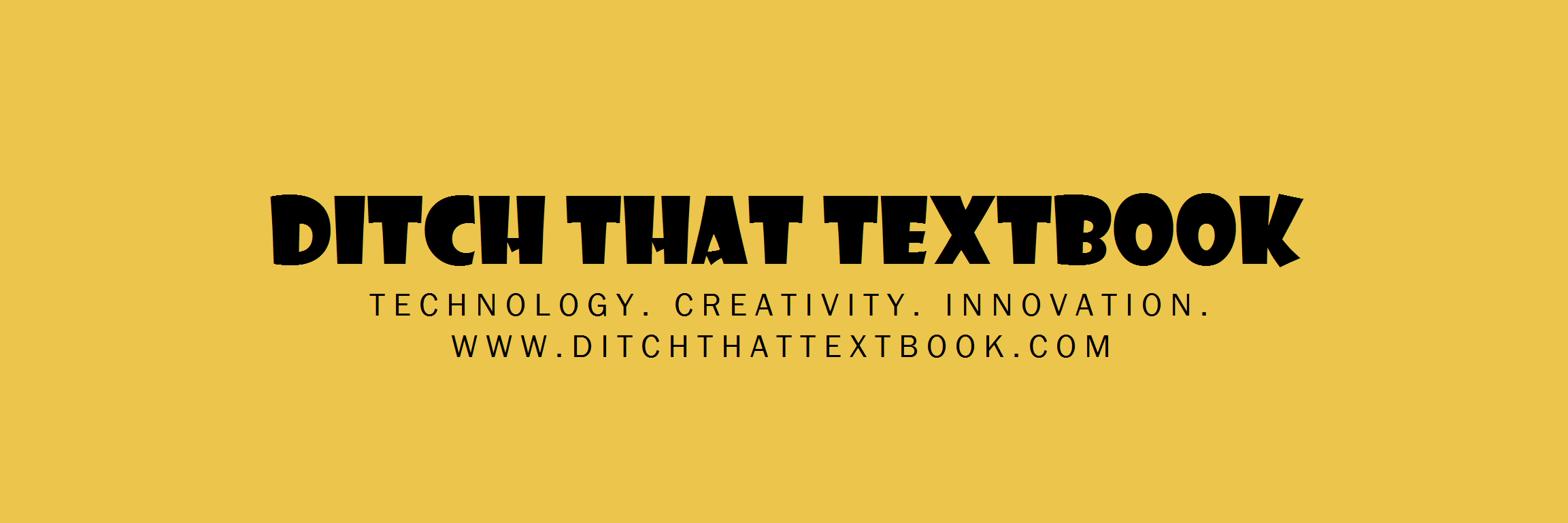 Ditch That Textbook's banner