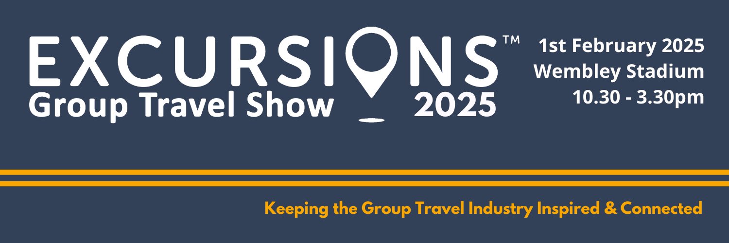 Excursions Group Travel Show banner