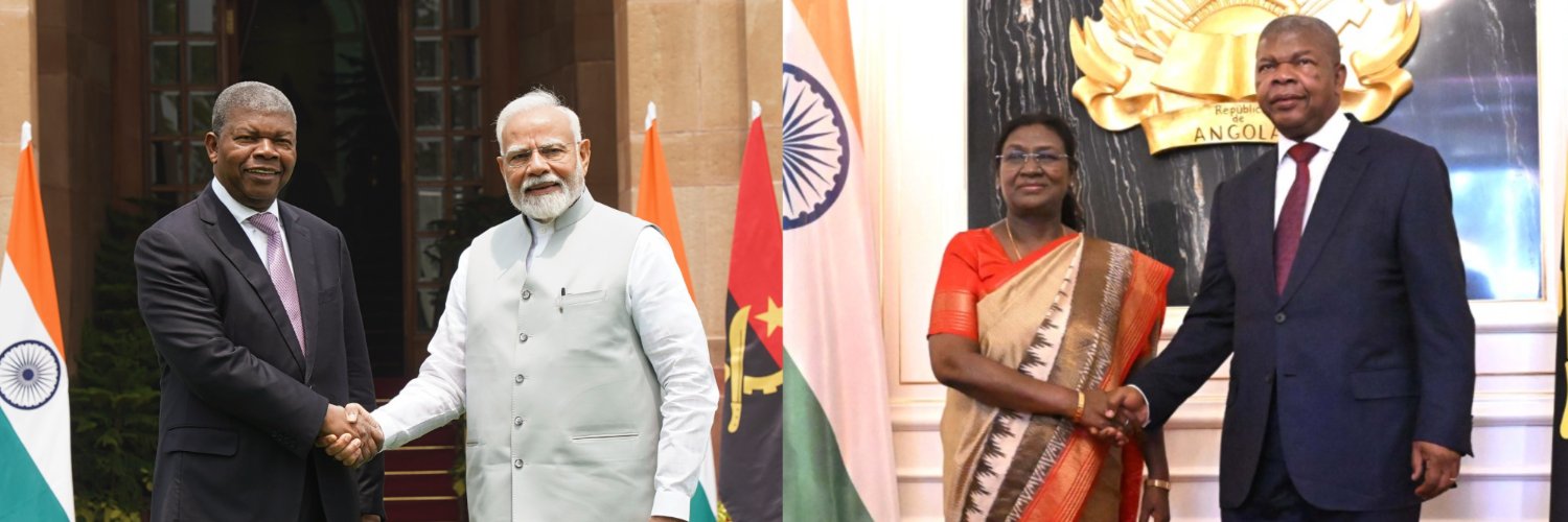 India in Angola banner