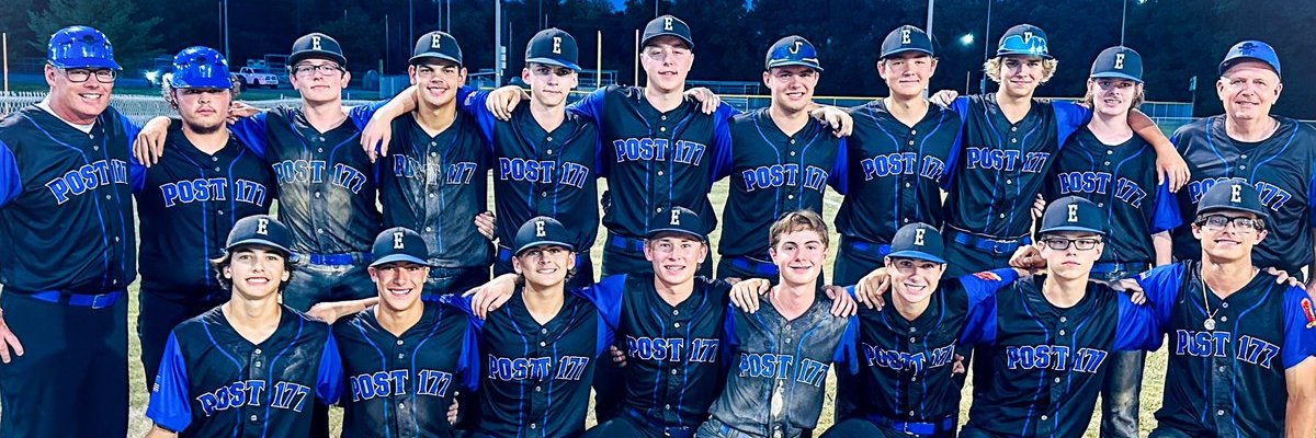 Eureka Post 177 Baseball banner