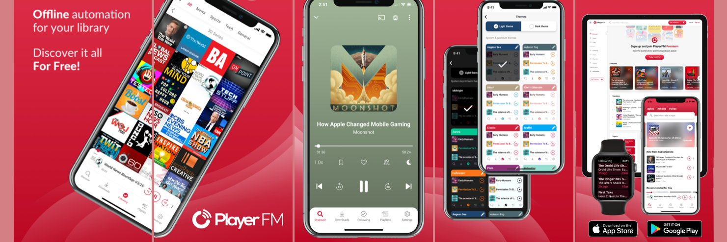 Player FM - Podcast Player for iOS, Android & Web banner