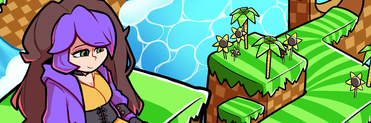 Violet banner